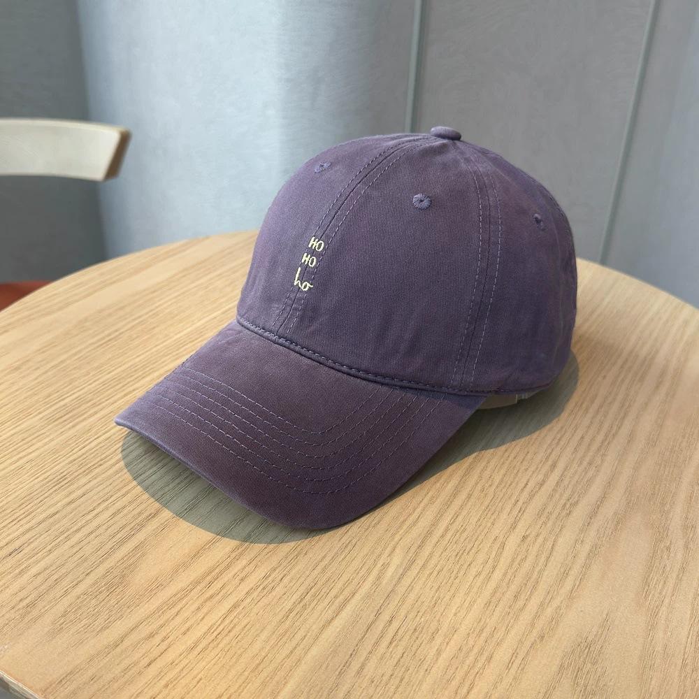 Year Small Letter Embroidered Soft Top Baseball Cap Children TH Home Thin Breathable Face Small Simple Couple Cap