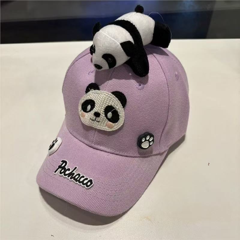 Panda Animal Child Baseball Cap With Sun Protection For Kids And Toddlers