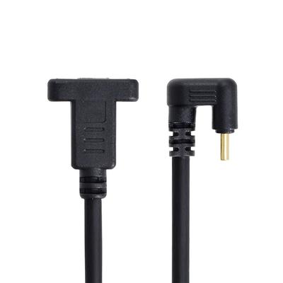 Xiwai Cabo de Extensão USB Tipo C Macho para Fêmea Dados 3.1 Angular Traseiro 180 Graus, em Forma de U, 30cm,