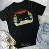 Vintage Black Cat Lover Retro Style Cats Gift Unisex Form T-shirt