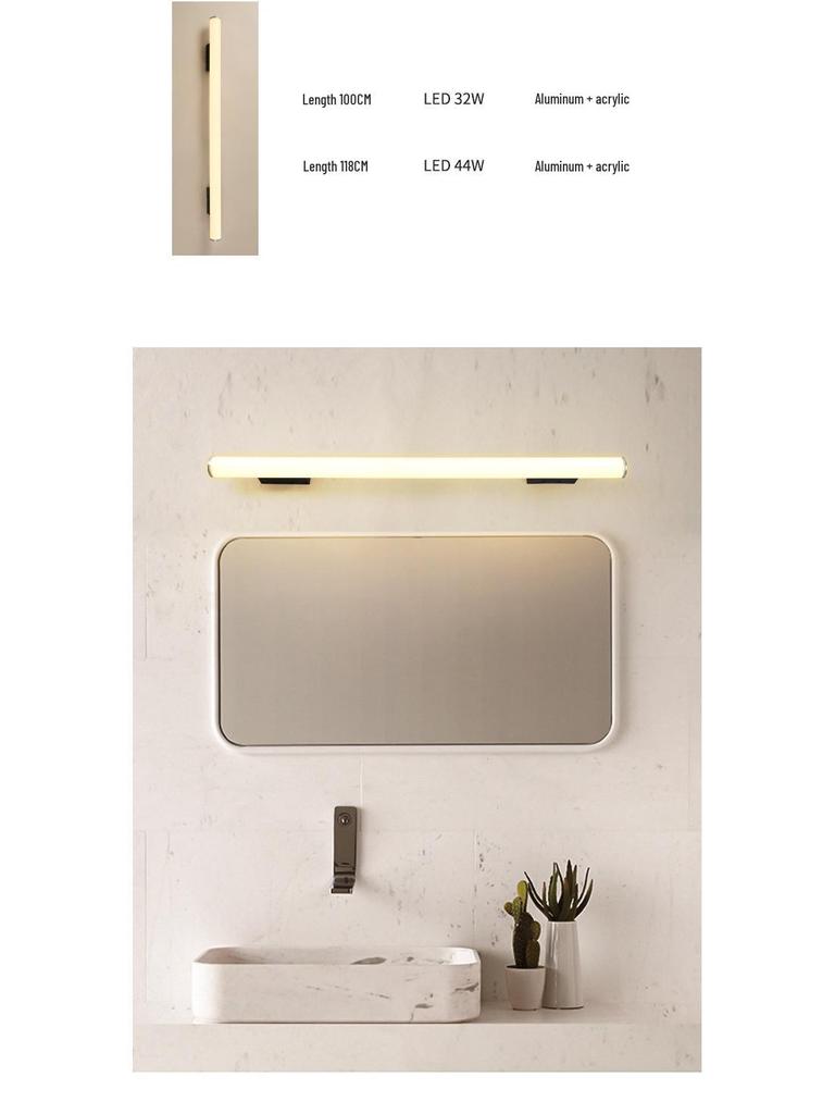 High-brightness Anti-fog Vanity Light with Mirror Cabinet for Bathroom and Hallway, 85-265V