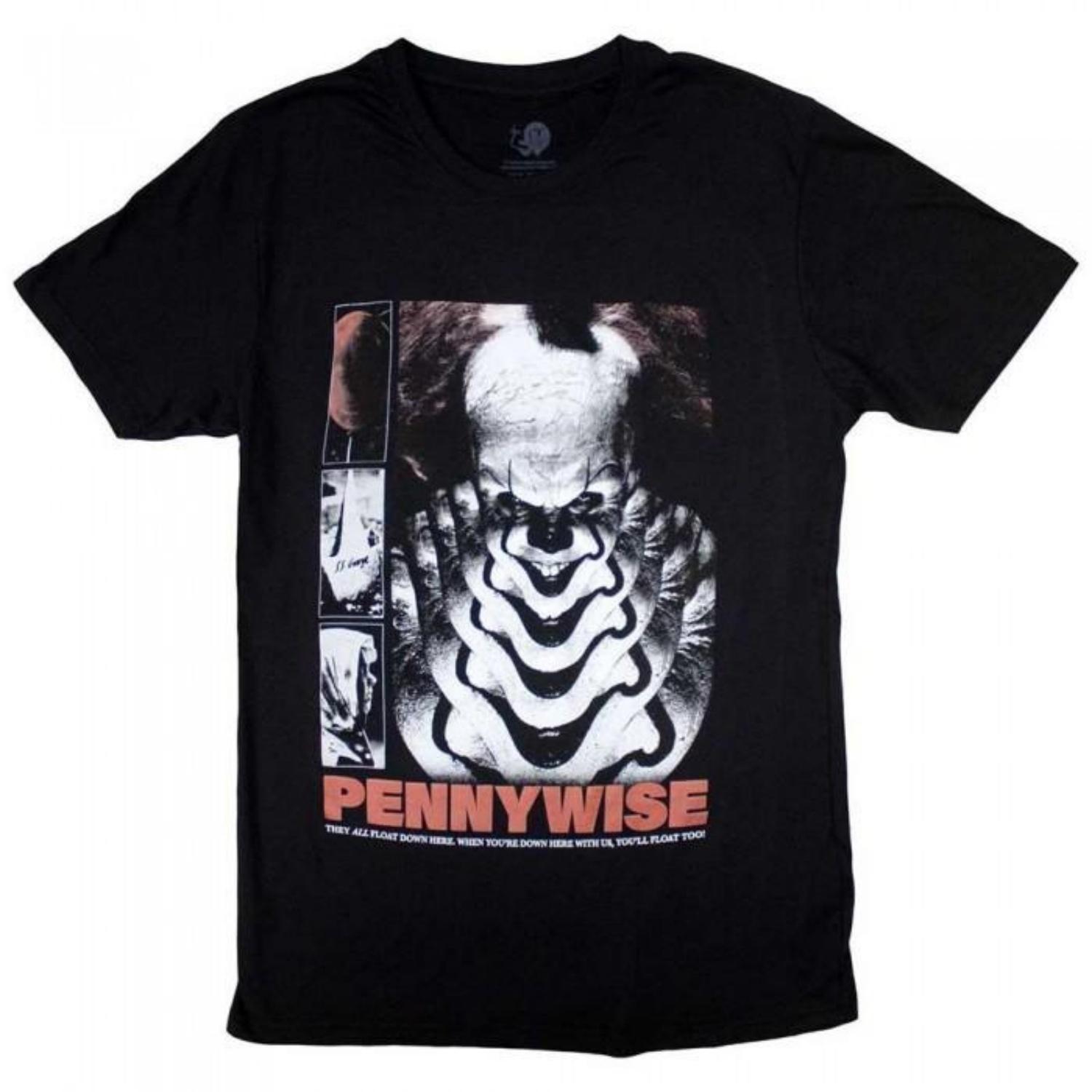It Unisex Adult You ll Float Too Pennywise T-Shirt S чёрный