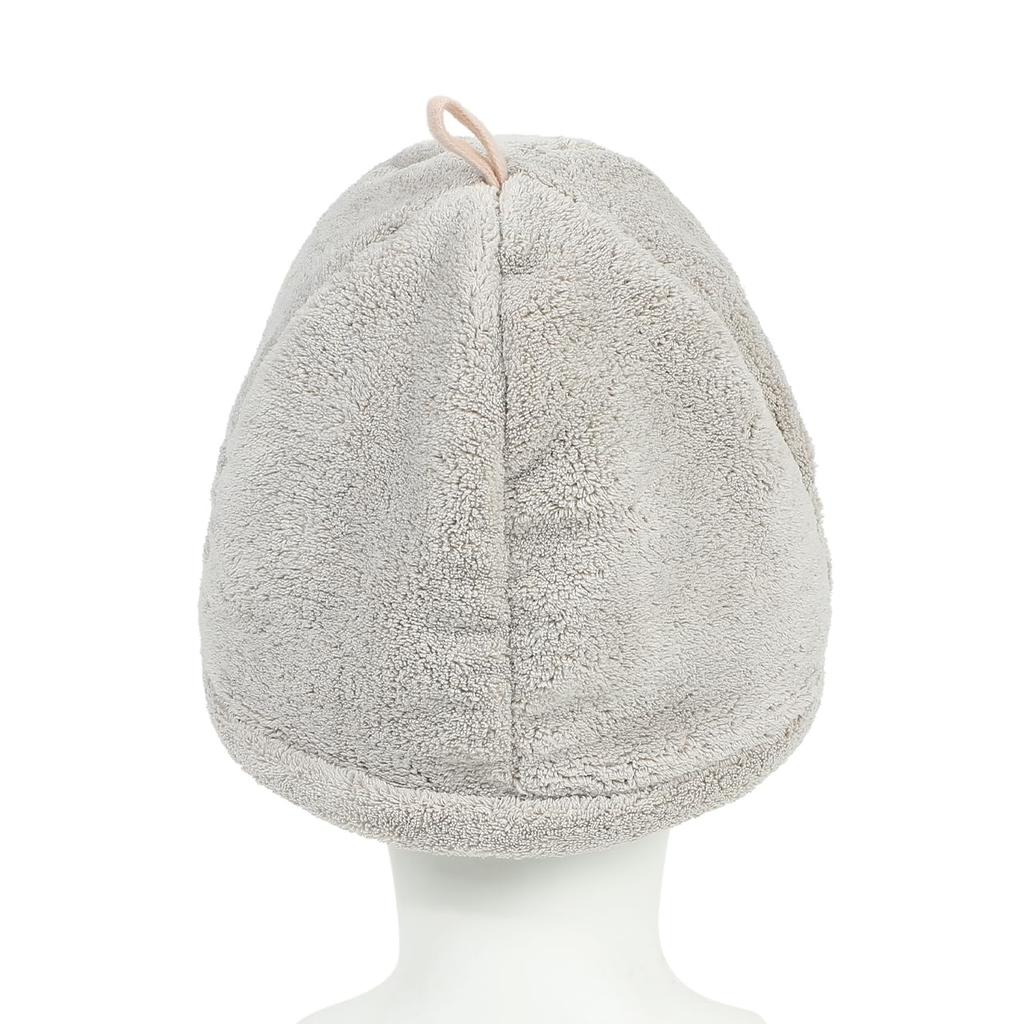 Sauna Towel Stylish Sauna Simple Design [Queen-b] Hat, Fabric, Large, Deep, Unisex, Washable, Quick-Drying, Gear, (Beige)