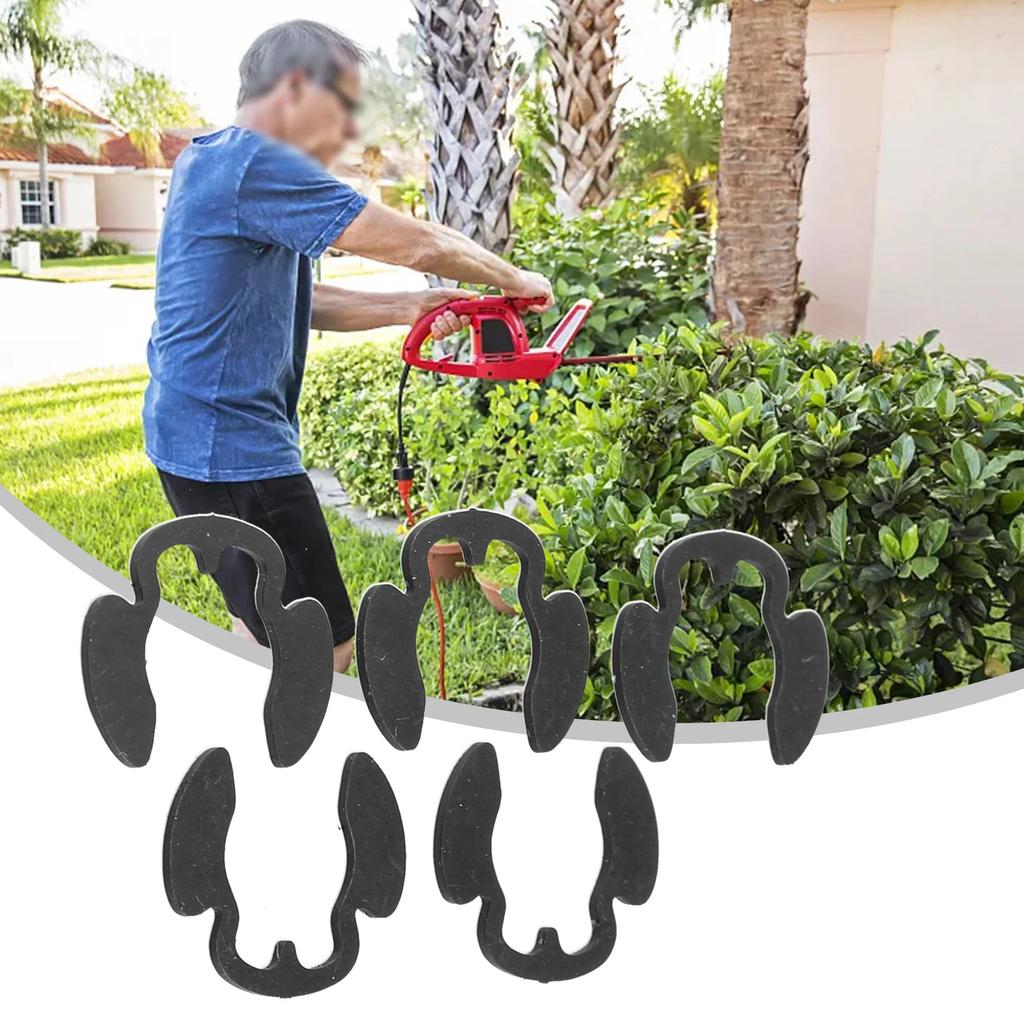 Simplify Repairs with This Pack of Five Replacement Ring Clips Tailored for Specific Gardening Equipment Needs