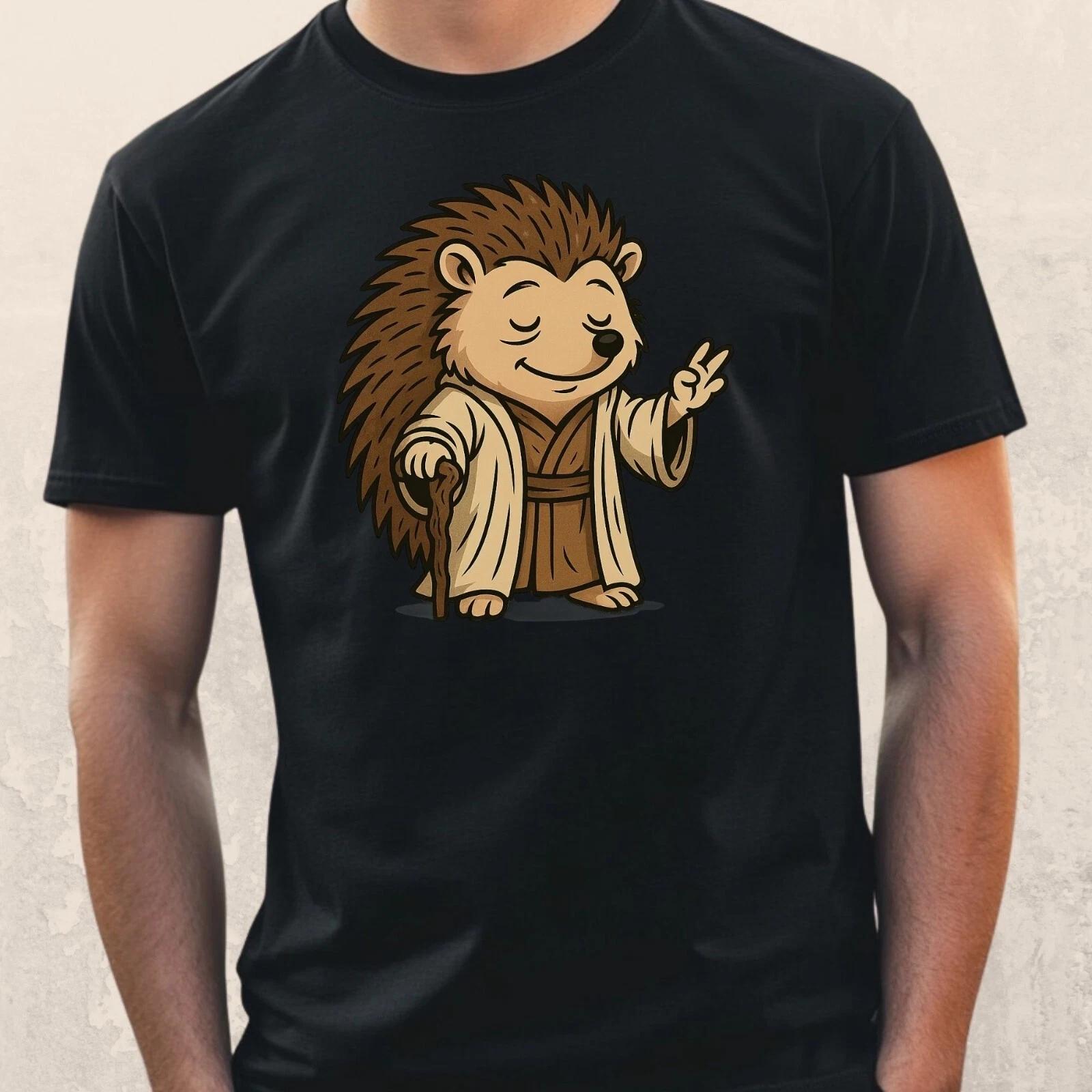 T-Shirt Herren Meister Igel Motiv Baumwolle Größe S bis 5XL XL