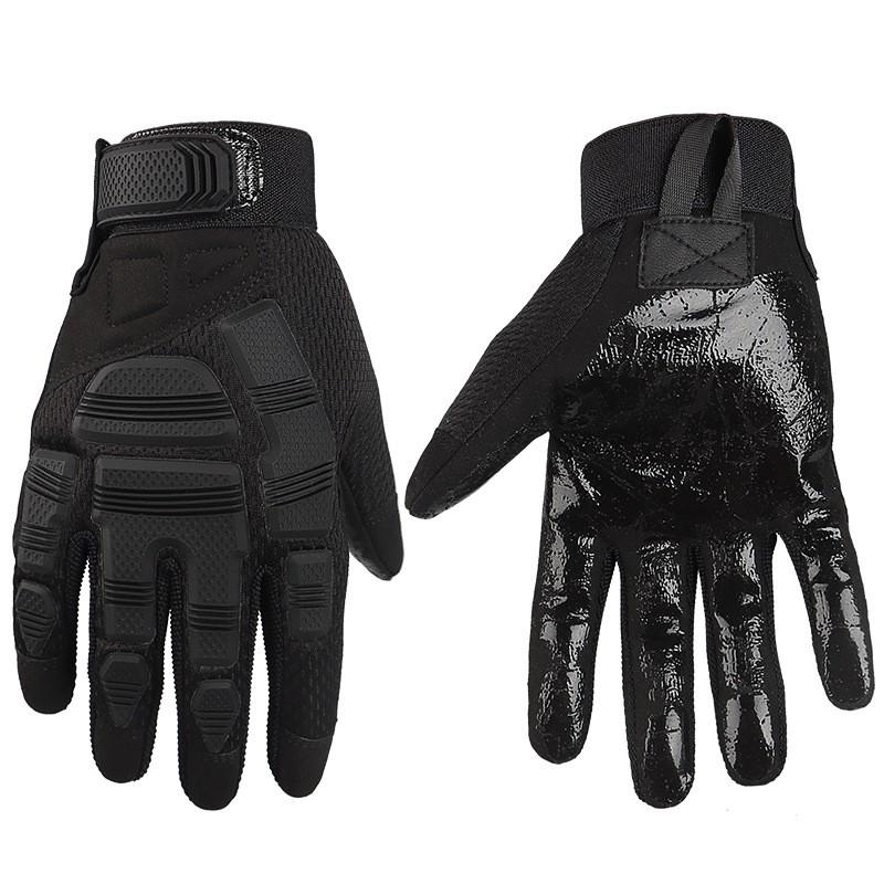 Tactical Cycling Gloves With Touchscreen Fingers Anti-Slip Grip Breathable Knit Fabric Mountain Biking Hiking Outdoor Sports