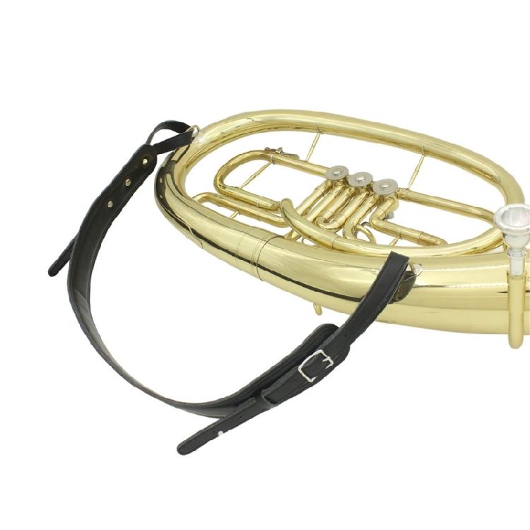 Adjustable Soft Leather Tuba Strap Padded Tuba Belt Hugging Strap Replacement Tuba Shoulder Strap Gift for Musicians