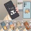 Cute Cartoon Cat Phone Case for Samsung Galaxy Note 10 Pro S26 Ultra S23 S24 FE S25 S21 S22 PLUS Shockproof Cove