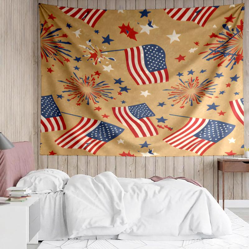 American Flag Wall Hanging Tapestry Wall Cloth Tapestries Decor Wall Bedroom Decoration