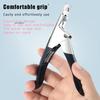 Professional U-Shaped French False Nail Scissors Acrylic Nail Clipper Fake Nail Tips Cutter Manicure Tools for Nail Care