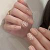 3D Cartoon Bow Nail Stickersdecals French Manicure Self-Adhesive Accessories Nail Art Decorations Beauty Tool
