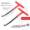 SEAMETAL Motorcycle Exhaust Spring Puller Remover Tool Nonslip Handle T Shaped Spring Install Removal Tool for Scooter