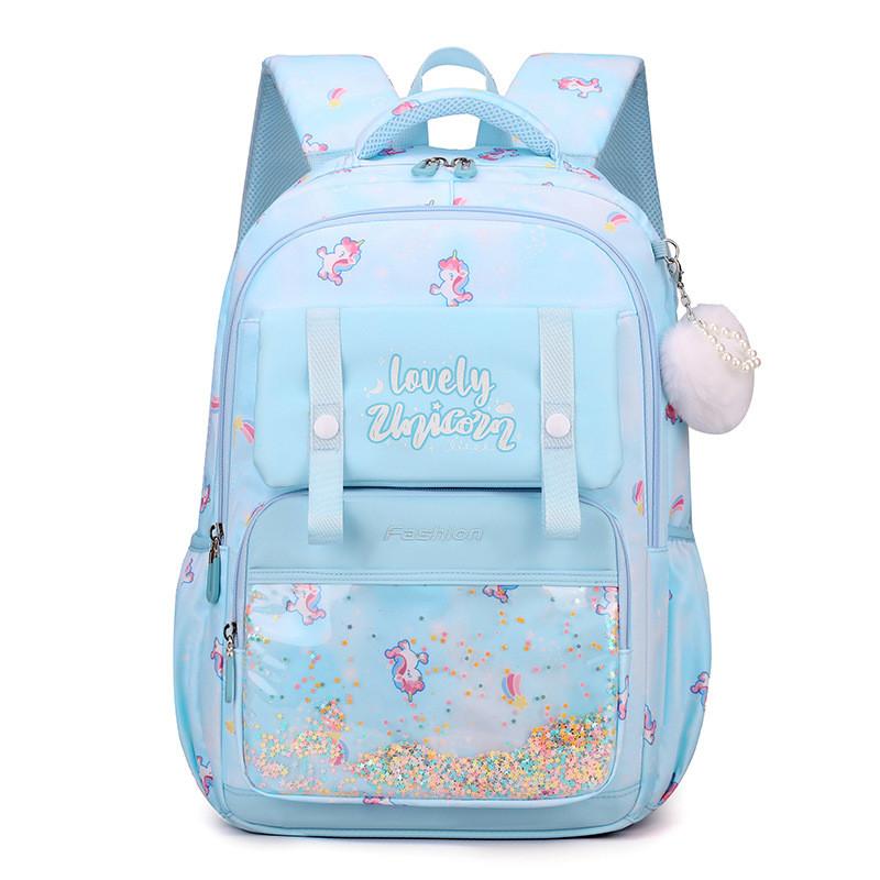 With Backpack Childrens Star Sequin Unicorn And Letter Print For School Daily