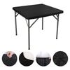 Square Table Cloth Square Fitted Table Cover Stretch Desk Topper 34x34 Inch Stretchable Cocktail Tablecloth For Camping Outdoor