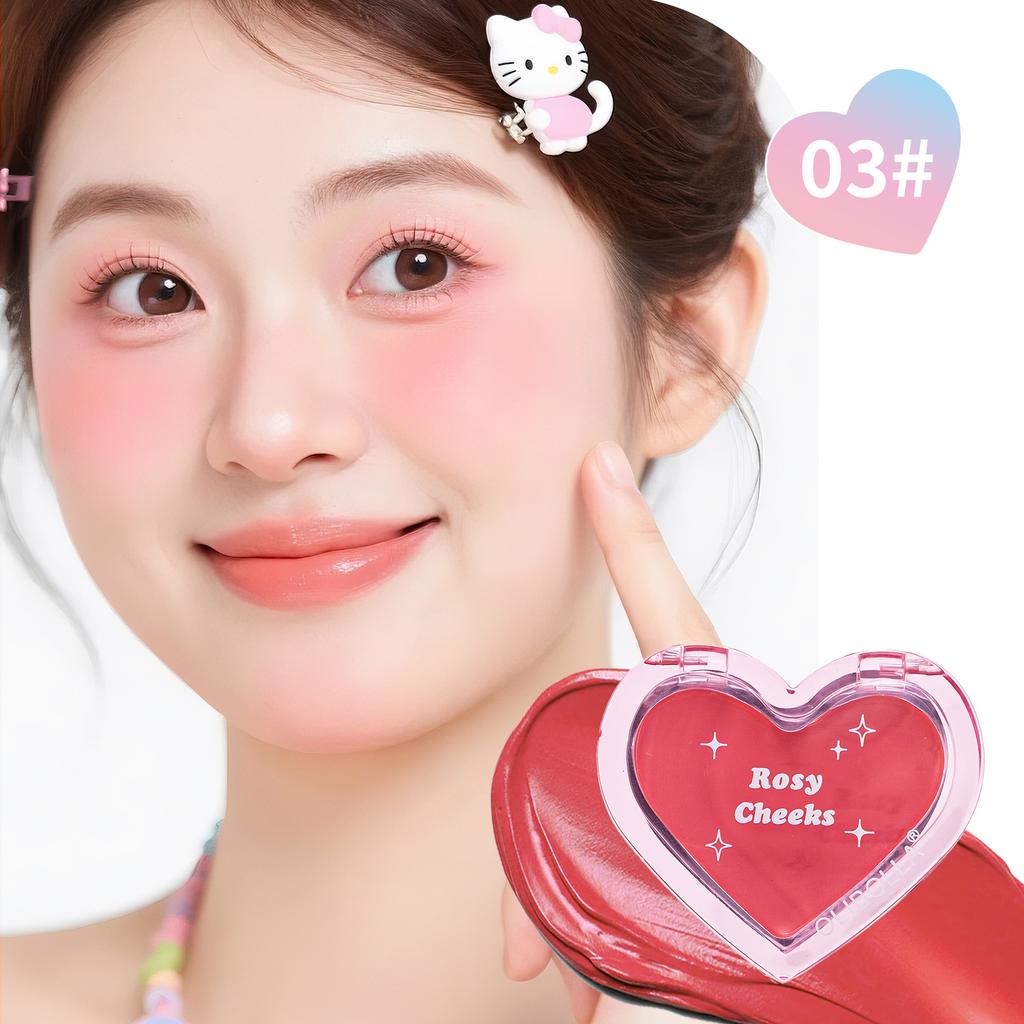 Hydrating Cream Blush Lip Cheek Tint Long-Lasting Natural Glow