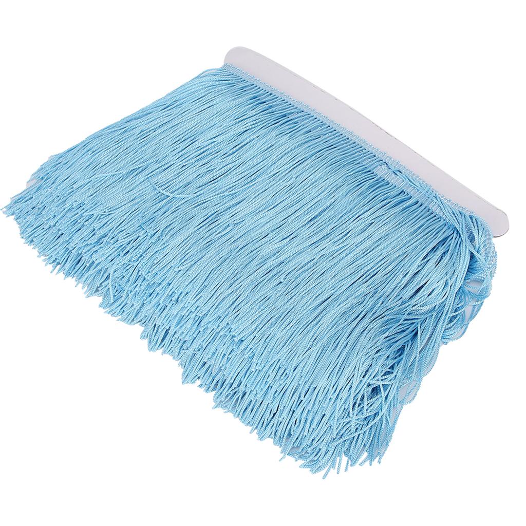 10yd 14cm Long Fringe Latin Dress Tassels Polyester Lace Trim Ribbon Sew Stage DIY Curtain Apparel Accessories