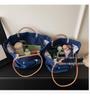 Spring Japanese Embroidered Eco-friendly Women's Shoulder Bag - Trendy, Large Capacity, Lightweight Tote