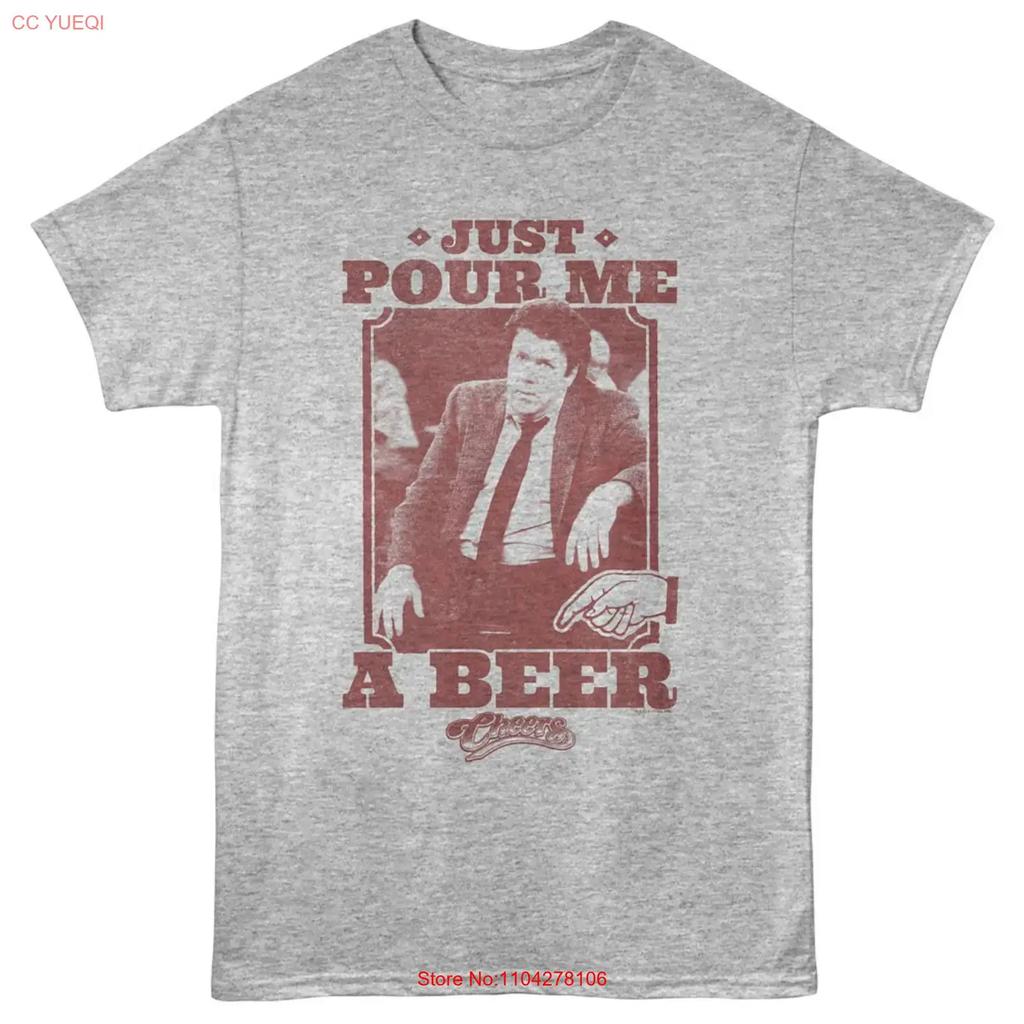Cheers TV Show Norm Just Pour Me A Beer Men's T Shirt vintage Washed Stretched Slightly graphic Breathable Stylish