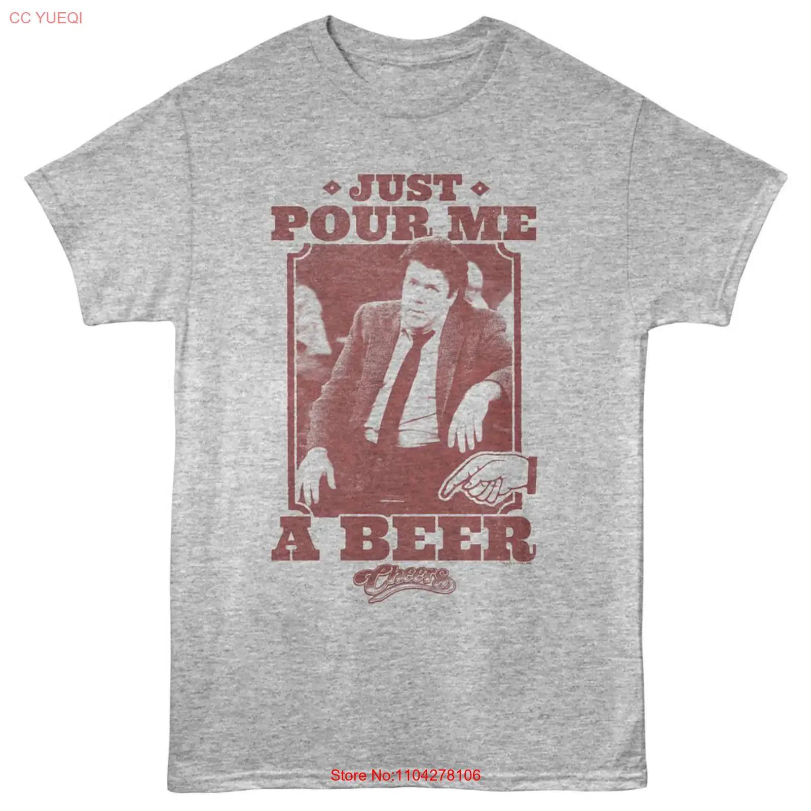 

Cheers TV Show Norm Just Pour Me A Beer Men s T Shirt vintage Washed Stretched Slightly graphic Breathable Stylish S разноцветный