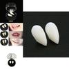 Realistic Halloween Vampire Fangs Teeth Kit With Solid Adhesive And Customizable Sizes