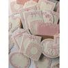 A Box Of 30 Simple And Creative Embossed Sticky Note Material Papers, DIY Decoration Collage Handicraft Materials, Festival Gifts, Personalized