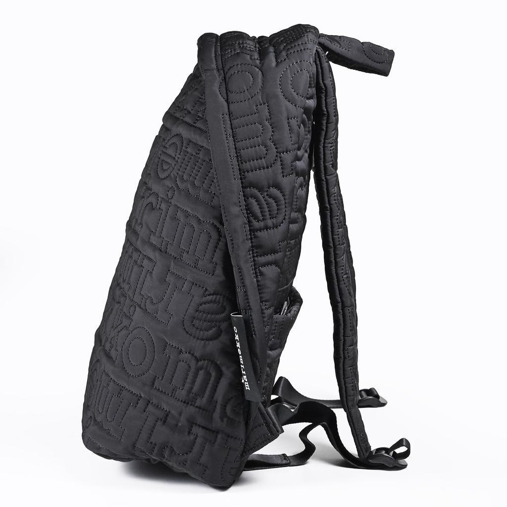 Brand 94910 094910 900 Nordic Nordic Design [Marimekko] Backpack, Bag, JOY, Logo, Quilted, Women's, Black, (96117 900) Goods, [Item]