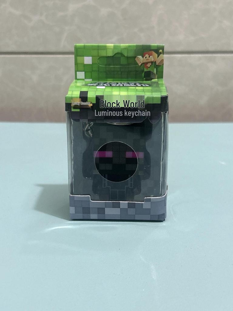 My World Movie-Inspired Glowing Figurine Keychain Pendant - Night Light Gift