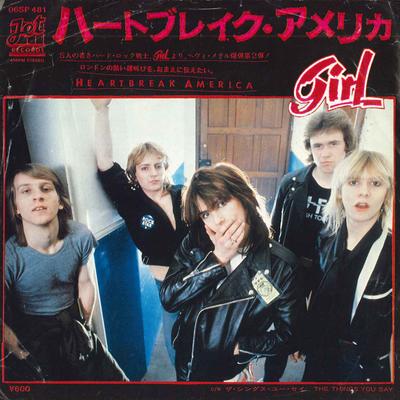 7inch Record GIRL - Heartbreak America / The Things You 06SP481 JET 1980 Japan Metal Used
