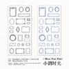 Journal GO 10pcs Vintage Basic Notes Stickers Creative DIY Journal Collage Material Journaling Supplies Scrapbooking Stationery