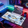Custom Name Personalized Bluey Pattern Mousepad, Laptop PC Desk Mat, Decorative Desk Mat for Home Keyboard Pad Gift