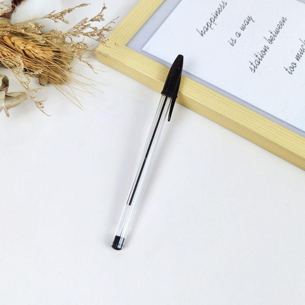5PCS Black/Blue/Red Ink Gel Pen Press Type Signature Pens Simple Neutral Pen  Stationery