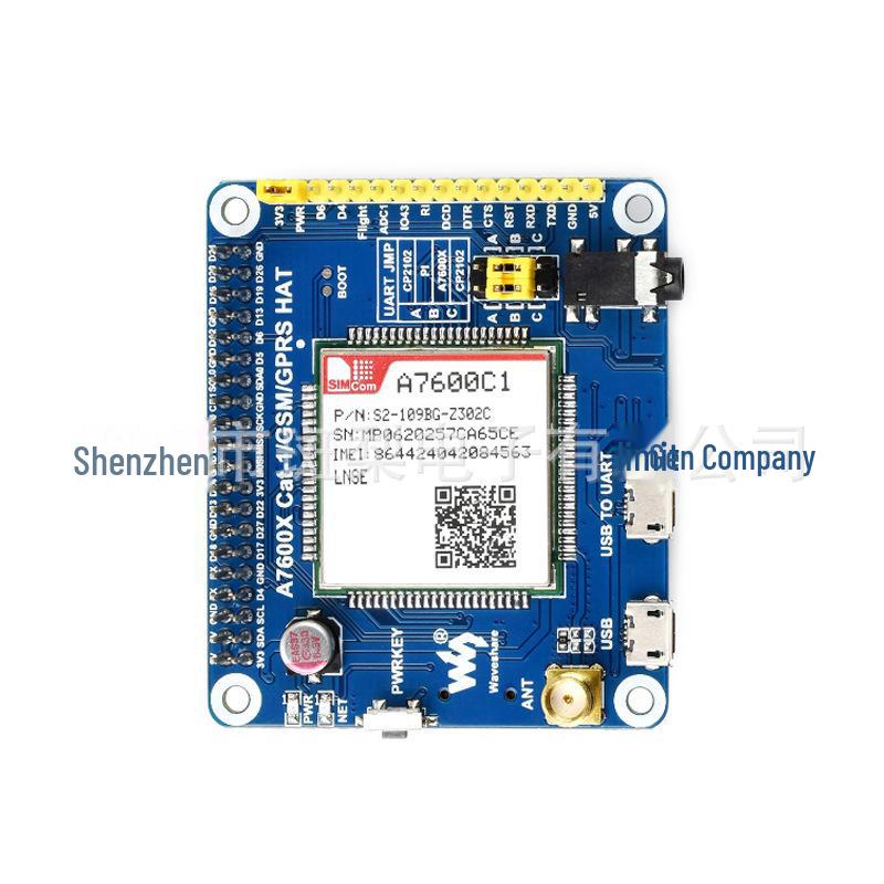 Rozšiřující deska Raspberry Pi A7600C1 Cat-1 GSM/GPRS s polohováním LBS