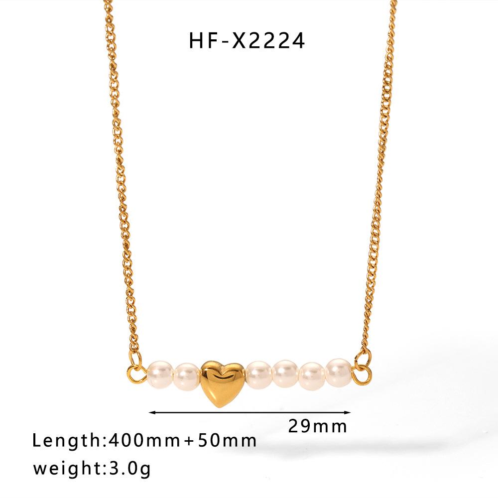 Stainless Steel Cat Eye Pendant Necklace For Women Gold Color Link Chain Neck Accessory
