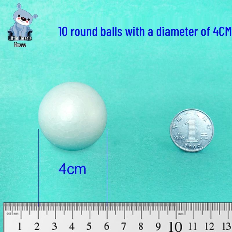 Solid White Styrofoam Balls for Wedding and Festival Decorations - DIY Round Foam Balls