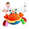 Crab Toy Music Jumping Ball Baby Toy 0 Years Old Educational Toy with Recording Function Stuffed Toy Talking Learning Recording Baby Gift Birthday