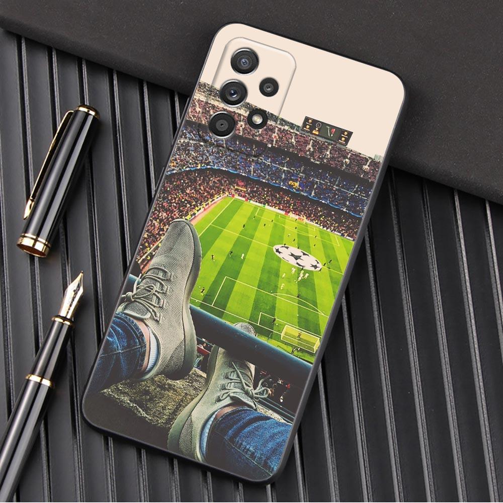 Football Soccer Ball Fire Un Rayo Phone Case For Samsung Galaxy A57 A56 A37 A55 A36 5G A26 A54 A52 A35 A34 A17 A16 A07 A06 Cover
