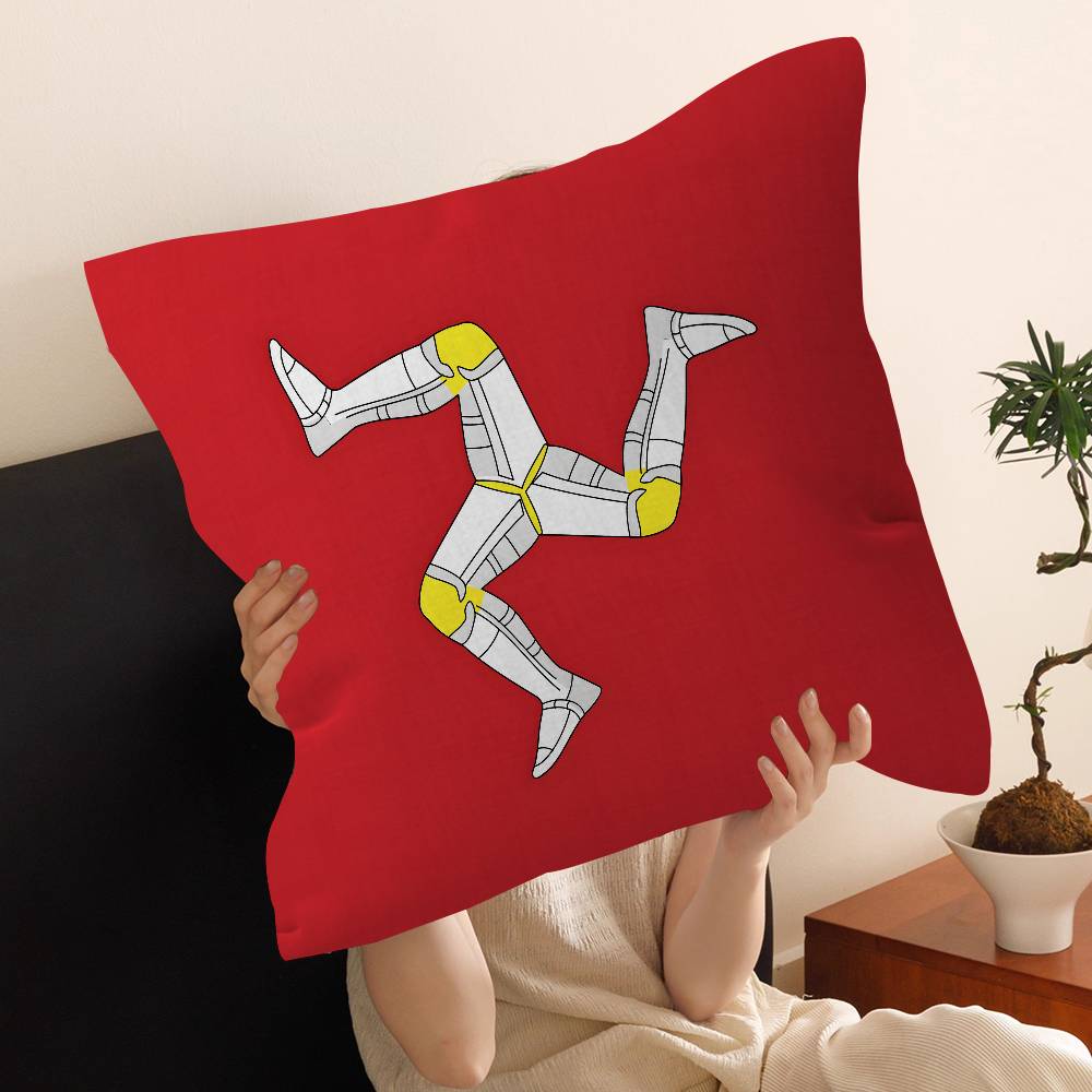 Motorcycle I-Isle Of Man TT Personalized Pillow Cover Kids Bedroom Wild Party Decor Pillowcase kid Birthday shower Gift