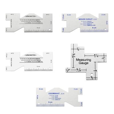Lightweight Aluminum Sewing Ruler for DIY Sewing Quilting Clear & Accurate Measurements for Clothing Pattern Making