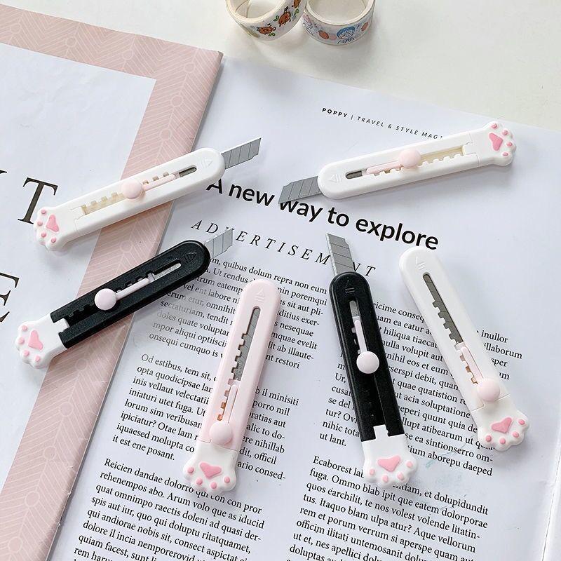 Mr.Paper Mini Portable Cat's Paw Tool Knife Cute Creative Exquisite Handbook Decoration Paper Cutting Stationery Supplies