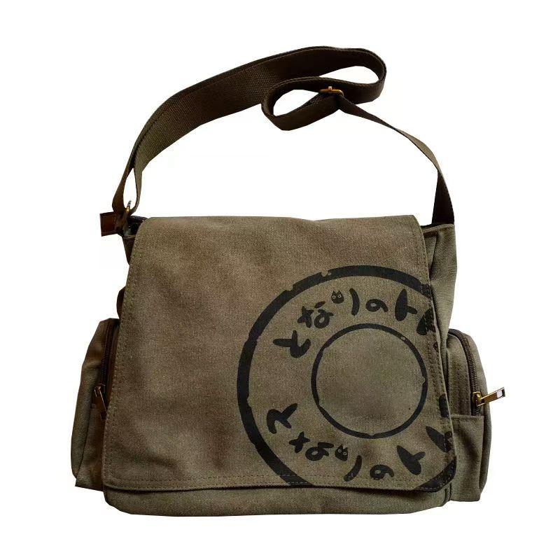 New Fashion Masculine Shoulder Bag  Trendy Personality  Large Capacity Canvas Bag  Lightweight Retro Crossbody Sack