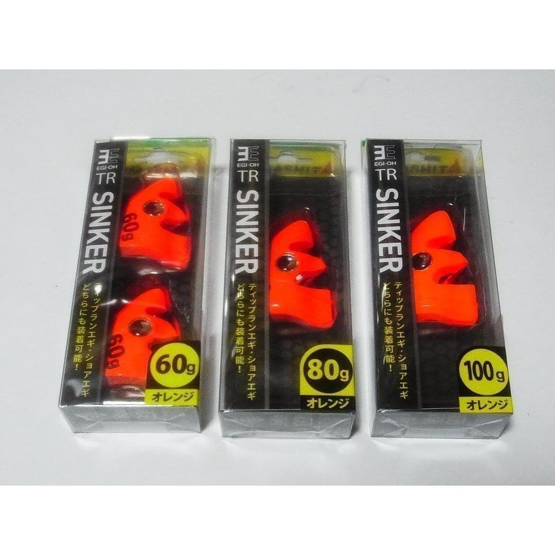 Used Yamashita Egioh TR Sinker New Set of 3 Tip Run Sinker Egging
