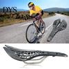 Bicycle Saddle Carbon Fiber Cushion Ergonomic Design Hollow Breathable Shock-absorbing Bike Seat Shock-Absorbing Road Equipment Stainless Steel