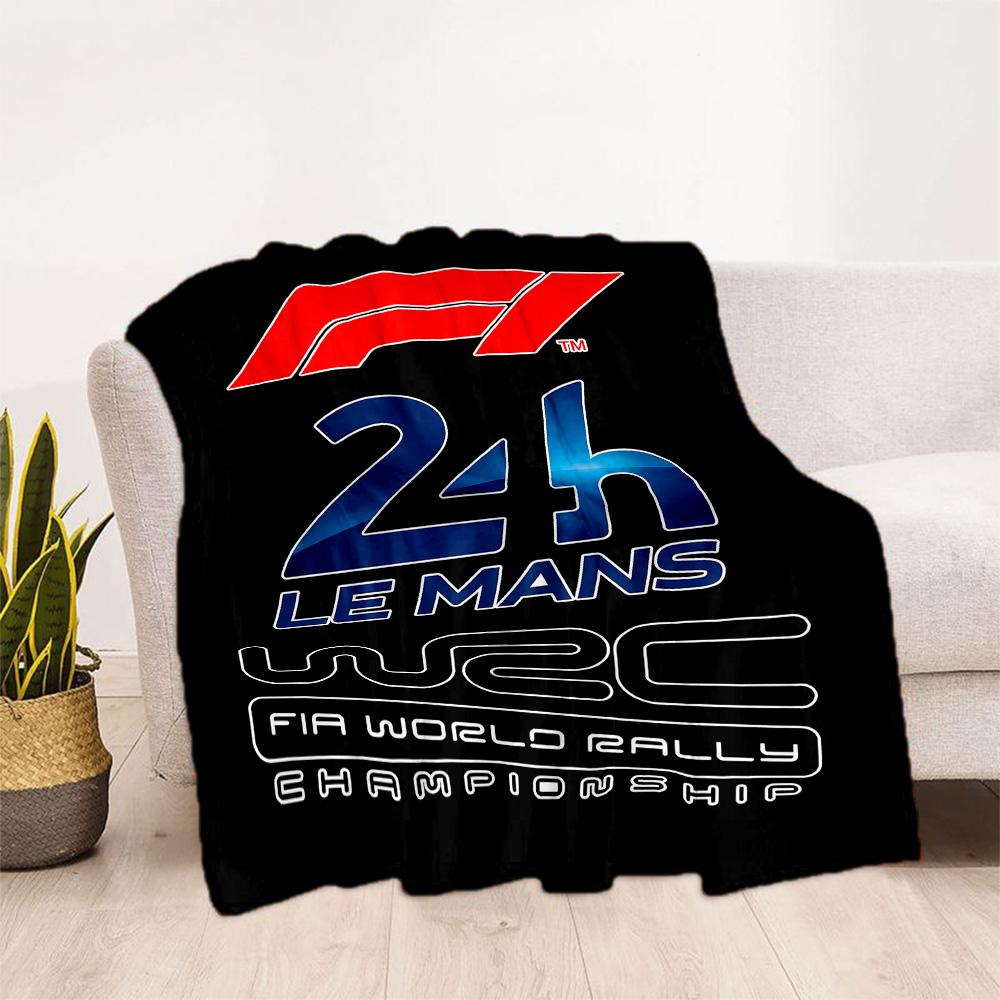Coperta in Flanella Formula 1 Icona di Velocità - Morbida e Adatta per Divani, Letti, Uffici, Viaggi, Tutte le Stagioni, Ottimo Regalo per Feste e Compleanni.
