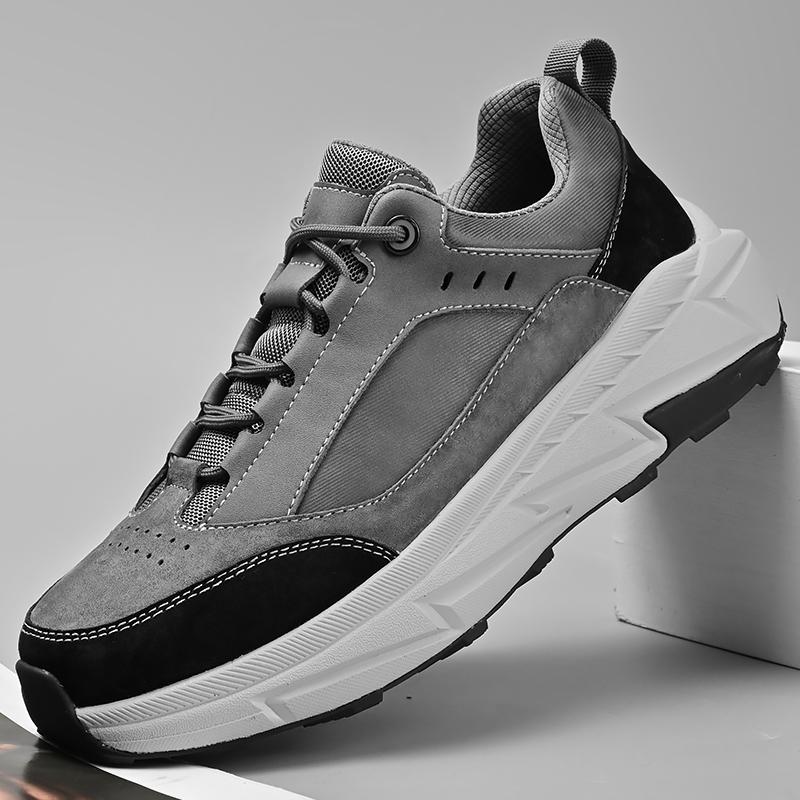 Fashion Leather Shoes Man Casual Loafers Luxury Design Slip On Male Dress Shoes Leisure Style Big Size Outdoor Wear-resistant Sole