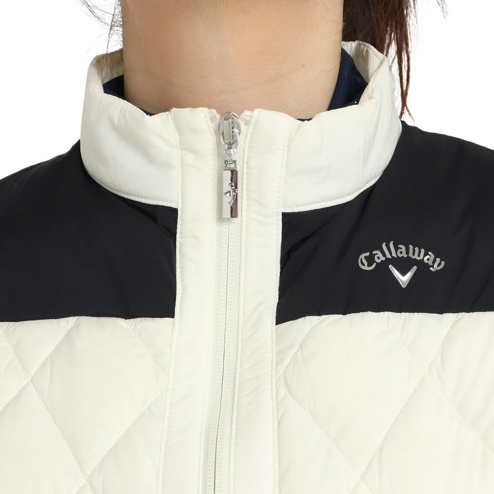 Callaway Down Vest and Golf C22216202 L Women's Full-Zip (Stretch, Water-Repellent, Warm) / / 1031_White