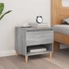 Day and Night - Day and Night Sonoma Gray Plywood Bedside Table 50x46x50 Cm