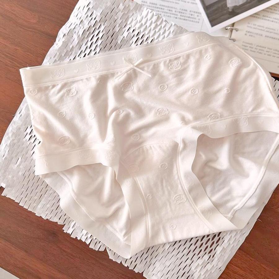 9287 Soft Zero-Touch Seamless Jacquard Modal Panties - Class A 10A With Extended Bottom