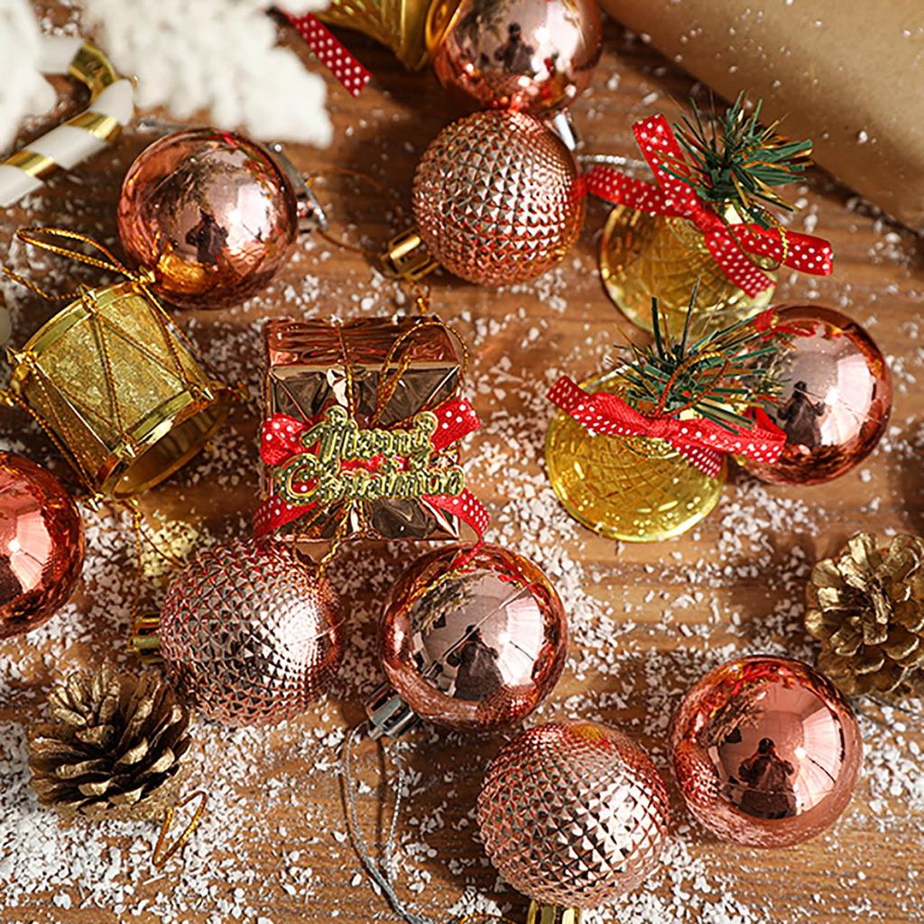 Christmas Balls Christmas Tree Decorations Christmas Balls 29 Sets Of Christmas Packages Colorful Balls Christmas Tree Decoration Balls