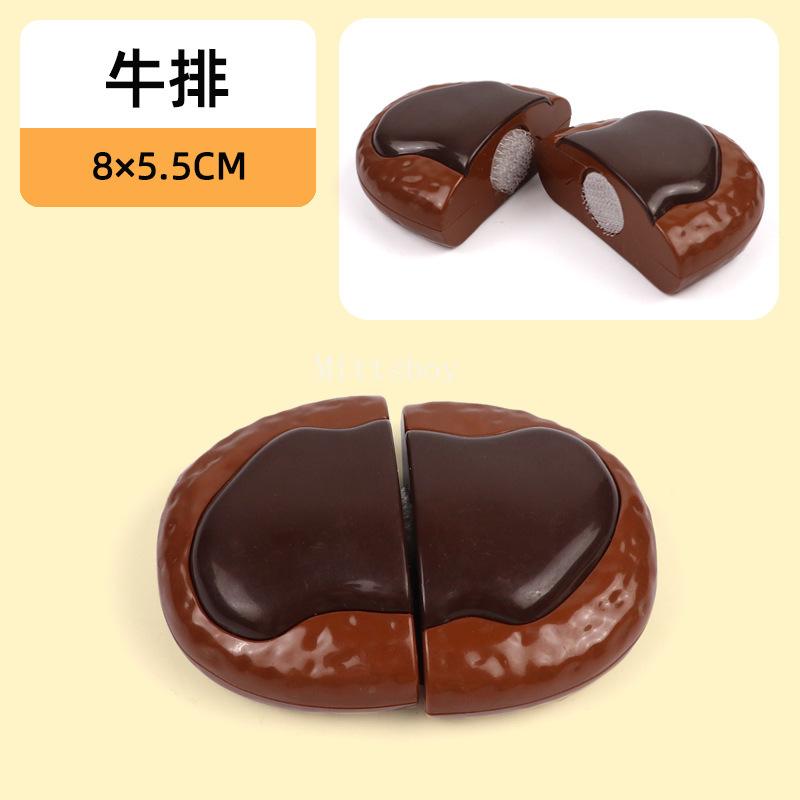 Novo 1Pcs Pasta Chechele Montessori Simulação Brinquedo Casa de Brincar Legume Biscoito Pão Brinquedos de Assar Descompressão Brinquedo Educacional Presente