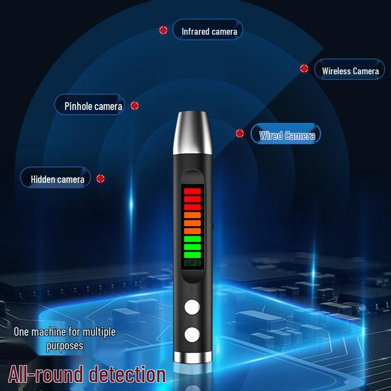 S16 Multi-Use Privacy Detector for Cameras, GPS, and Eavesdropping Prevention in Hotels or Cars.